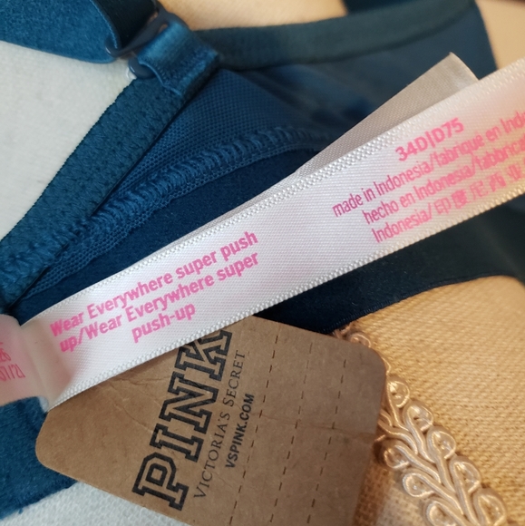 Pink Victoria's Secret  Wear Everywhere  Super Push-up  Bra - Picture 6 of 7